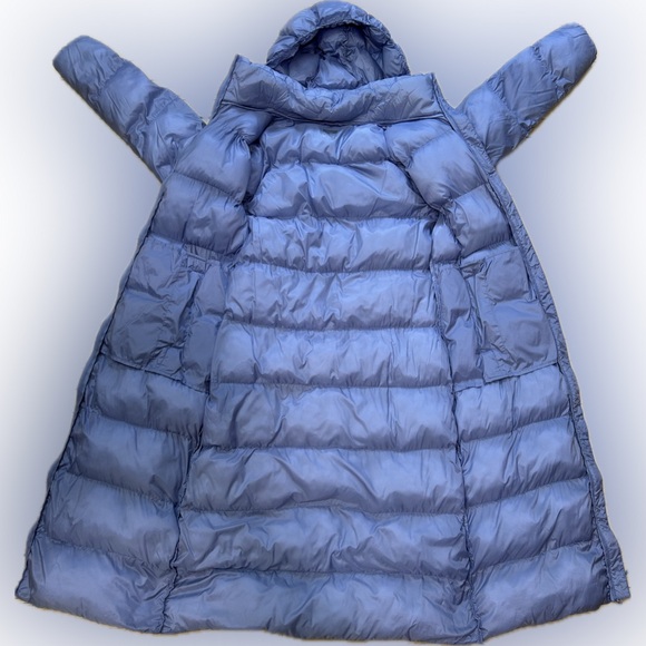 32 Degrees Heat Womens Lightweight Blue Maxi Poly-fill coat Puffer Jacket Size S - Picture 15 of 16